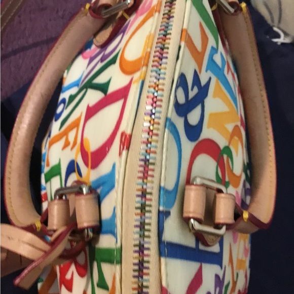 Vintage Dooney and Bourke Scribble Shoulder Bag - Picture 12 of 15